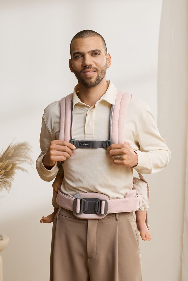 Μάρσιπος Harmony Woven Light Pink Melange Babybjorn