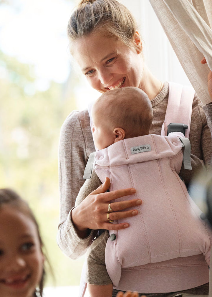 Μάρσιπος Harmony Woven Light Pink Melange Babybjorn