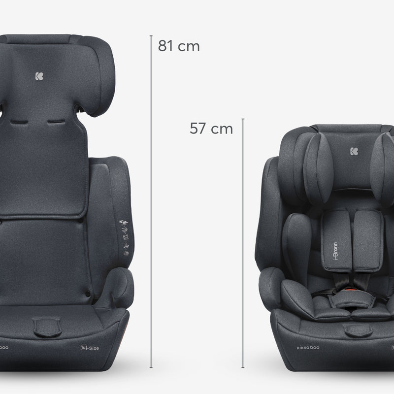 Κάθισμα Aυτοκινήτου i-Bronn Black i-Size 76-150cm KikkaBoo