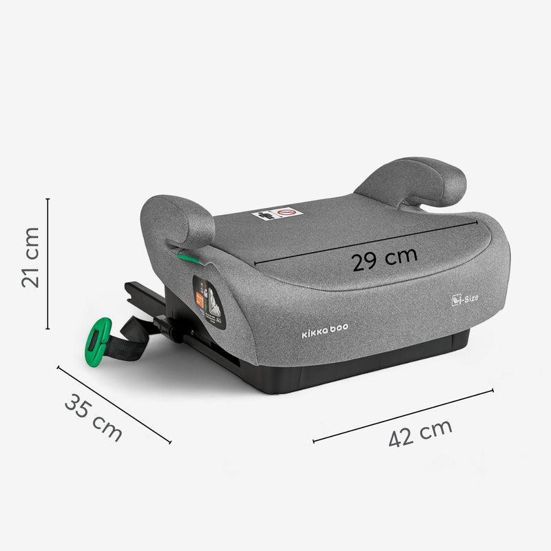 Κάθισμα Aυτοκινήτου i-Tip Dark Grey i-Size 125-150cm KikkaBoo