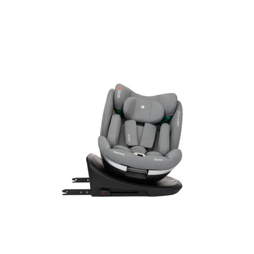 Κάθισμα Aυτοκινήτου i-Drive 360° Light Gray i-Size 40-150cm KikkaBoo
