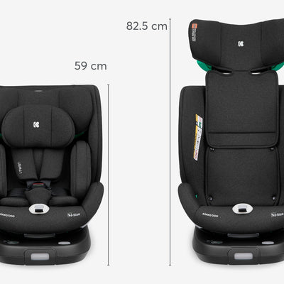 Κάθισμα Aυτοκινήτου i-Twist 360° Dark Grey i-Size 40-150cm KikkaBoo