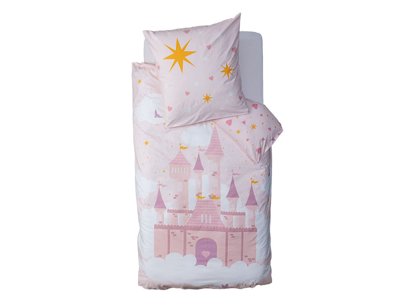 Σετ Μονή Παπλωματοθήκη & Μαξιλαροθήκη Castle 140x200cm