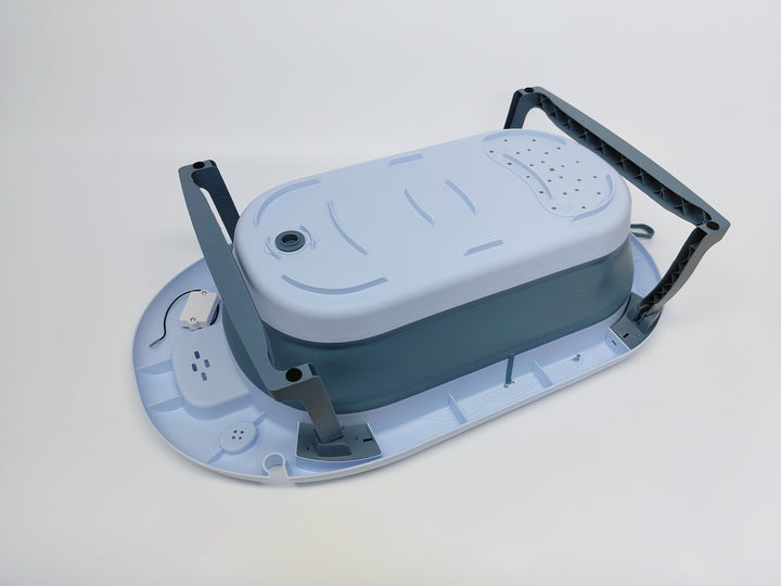 Πτυσσόμενο Μπανάκι Με Θερμόμετρο Whale Blue BebeStars