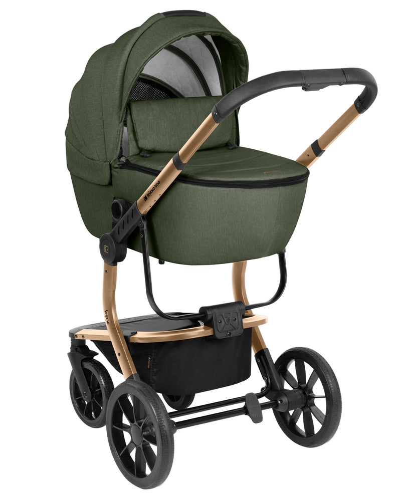 Παιδικό Καρότσι Irene 3 In 1 Army Green KikkaBoo