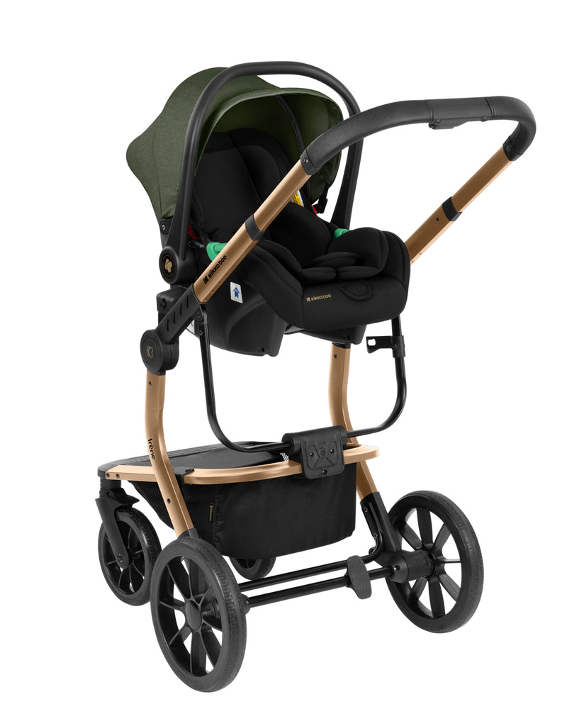 Παιδικό Καρότσι Irene 3 In 1 Army Green KikkaBoo