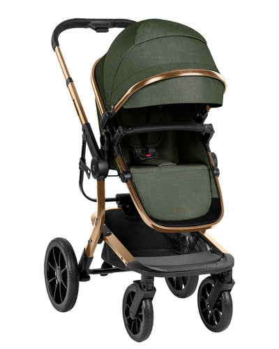 Παιδικό Καρότσι Irene 3 In 1 Army Green KikkaBoo