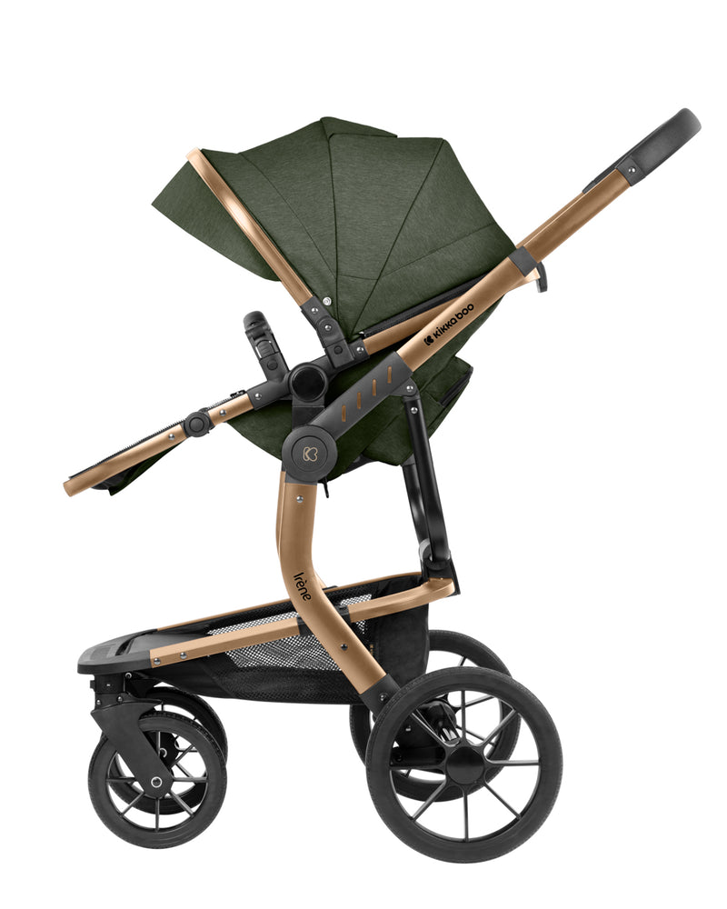 Παιδικό Καρότσι Irene 3 In 1 Army Green KikkaBoo