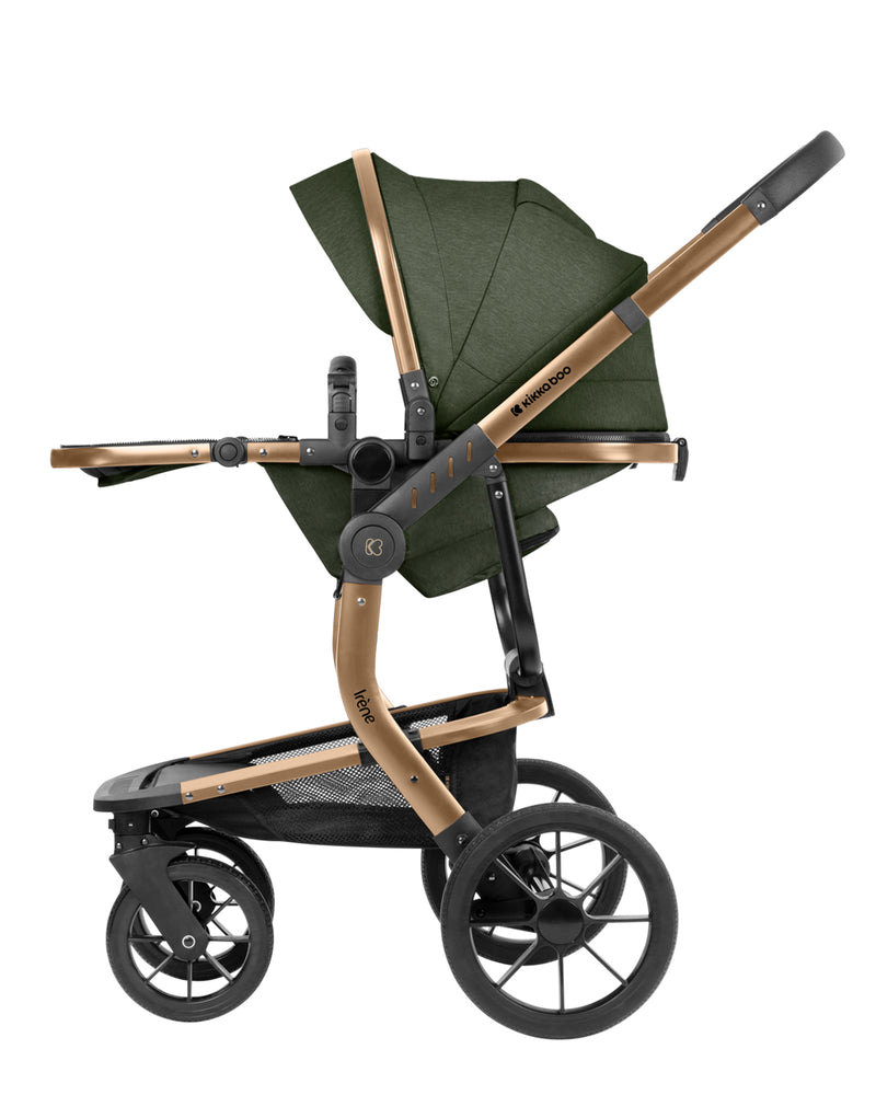 Παιδικό Καρότσι Irene 3 In 1 Army Green KikkaBoo