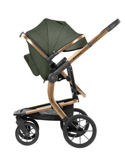 Παιδικό Καρότσι Irene 3 In 1 Army Green KikkaBoo