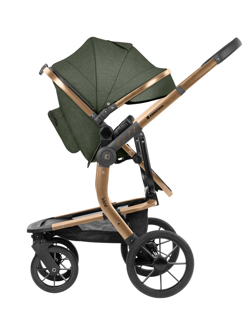 Παιδικό Καρότσι Irene 3 In 1 Army Green KikkaBoo