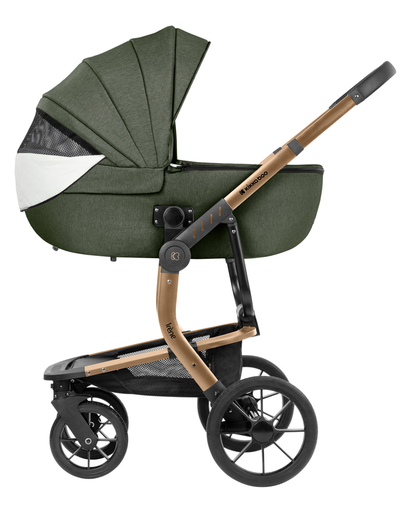 Παιδικό Καρότσι Irene 3 In 1 Army Green KikkaBoo