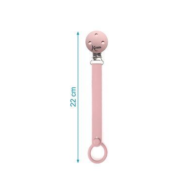 Κλιπ Πιπίλας Σιλικόνης Pink 0+m