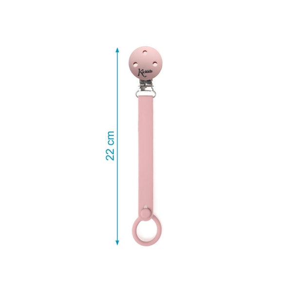 Κλιπ Πιπίλας Σιλικόνης Pink 0+m