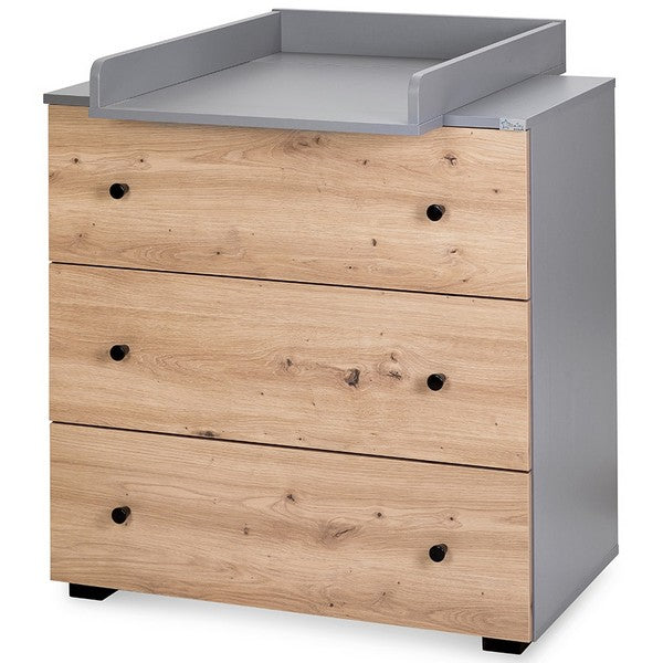 Ολοκληρωμένο Βρεφικό Δωμάτιο Pauline Φυσικό Ξύλο/ Γκρι 120x60cm