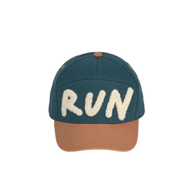 Καπέλο Τζόκεϋ Run Μπλε/Καφέ 2-6 Ετών