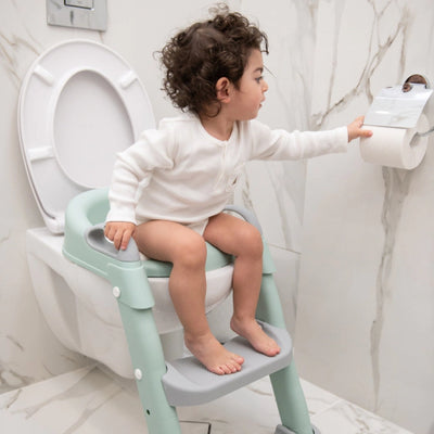 Κάθισμα Τουαλέτας Με Σκάλα Lea Mint KikkaBoo
