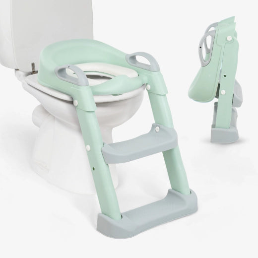 Κάθισμα Τουαλέτας Με Σκάλα Lea Mint KikkaBoo