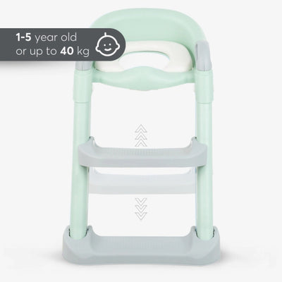 Κάθισμα Τουαλέτας Με Σκάλα Lea Mint KikkaBoo