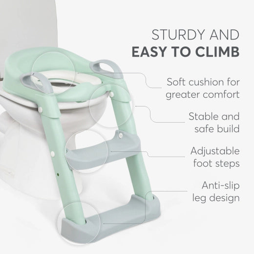 Κάθισμα Τουαλέτας Με Σκάλα Lea Mint KikkaBoo