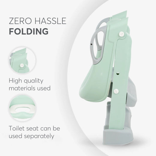 Κάθισμα Τουαλέτας Με Σκάλα Lea Mint KikkaBoo
