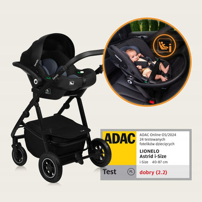 Βρεφικό Καρότσι Amber Plus 3 σε 1 Green Forest Lionelo