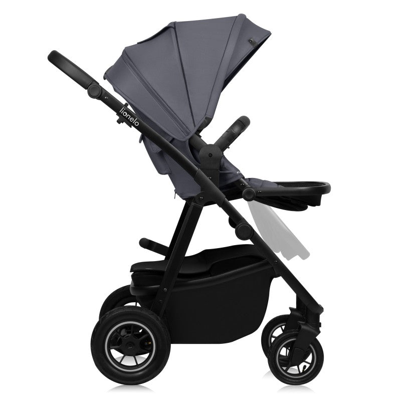 Βρεφικό Καρότσι Amber Plus 3 σε 1 Gray Graphite Lionelo