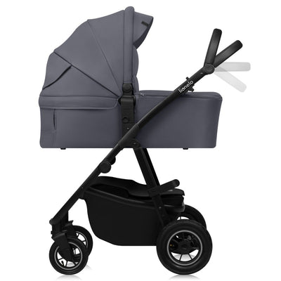 Βρεφικό Καρότσι Amber Plus 3 σε 1 Gray Graphite Lionelo