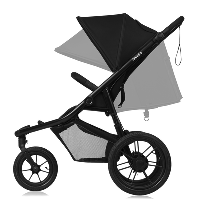 Βρεφικό Καρότσι Azura Black Onyx Lionelo