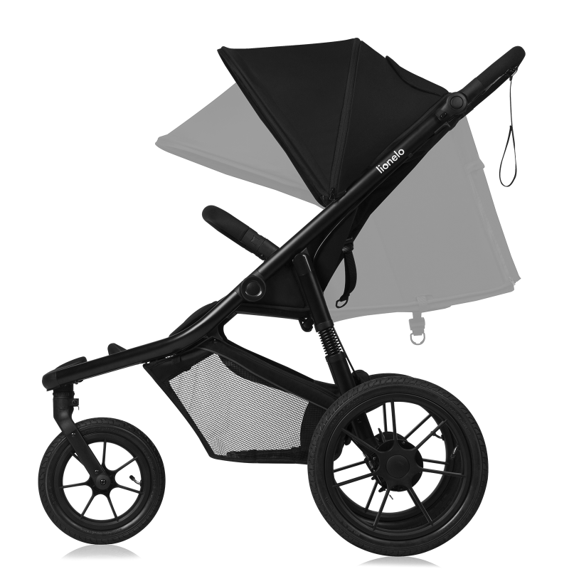 Βρεφικό Καρότσι Azura Black Onyx Lionelo