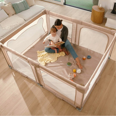 Πάρκο Florence Easy Fold Beige Sand 150x180cm Lionelo