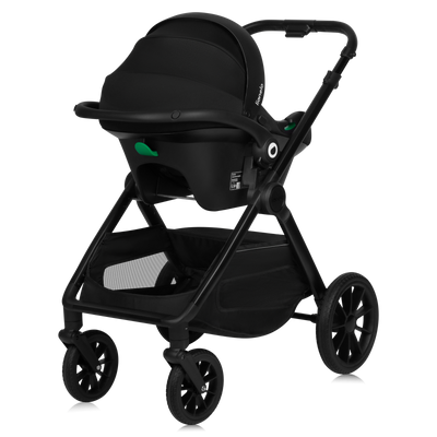 Βρεφικό Καρότσι Layla 3 σε 1 Black Lionelo