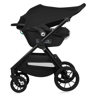 Βρεφικό Καρότσι Layla 3 σε 1 Black Lionelo