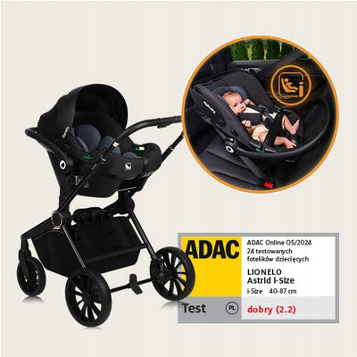 Βρεφικό Καρότσι Mika Plus Mocha Mousse 3 σε 1 Lionelo