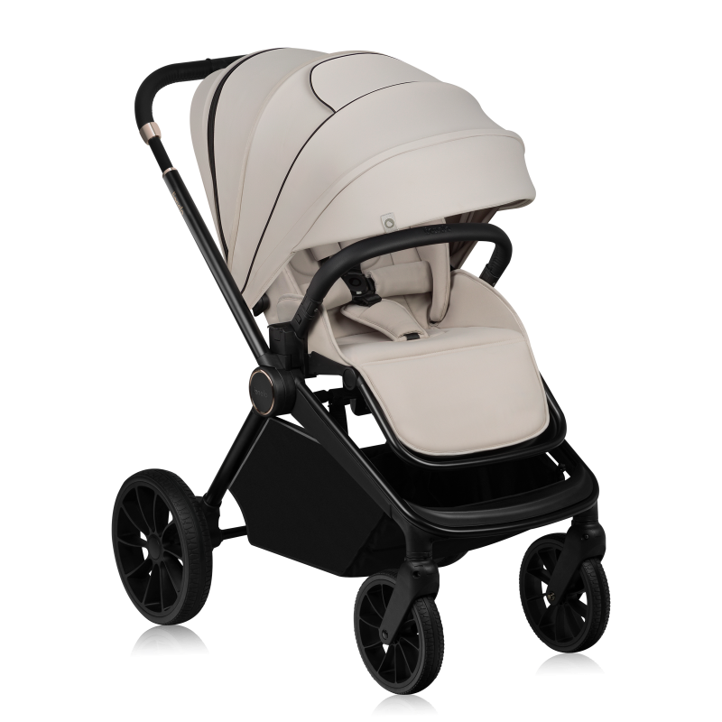 Βρεφικό Καρότσι Mika Plus Beige Sand 3 σε 1 Lionelo