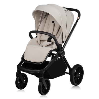 Βρεφικό Καρότσι Mika Plus Beige Sand 3 σε 1 Lionelo