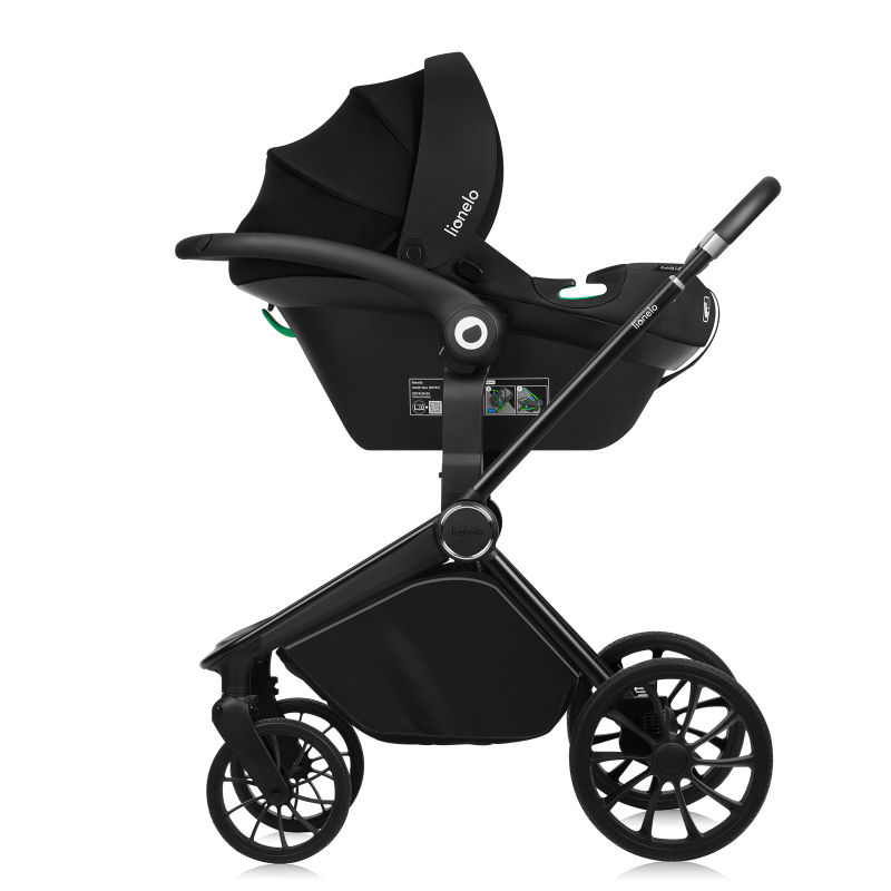 Καρότσι Βρεφικό Mika Plus Black Onyx 3 σε 1 Lionelo