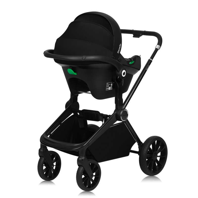 Καρότσι Βρεφικό Mika Plus Black Onyx 3 σε 1 Lionelo