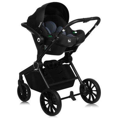 Καρότσι Βρεφικό Mika Plus Black Onyx 3 σε 1 Lionelo