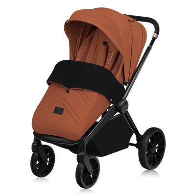 Βρεφικό Καρότσι Mika Plus Brown Rust 3 σε 1 Lionelo