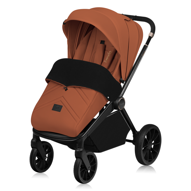 Βρεφικό Καρότσι Mika Plus Brown Rust 3 σε 1 Lionelo