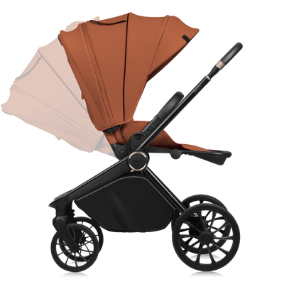 Βρεφικό Καρότσι Mika Plus Brown Rust 3 σε 1 Lionelo