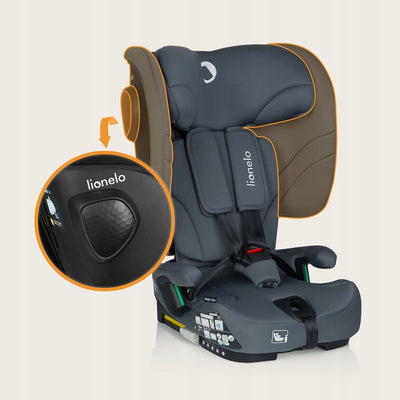 Αναδιπλούμενο Κάθισμα Αυτοκινήτου Nelly Blue Navy i-Size Isofix 76-150cm Lionelo