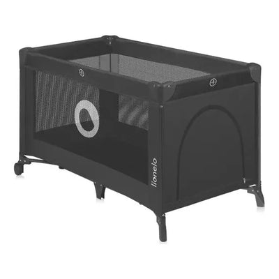 Παρκοκρέβατο Stefi Black Carbon Lionelo