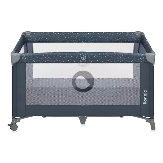 Παρκοκρέβατο Stefi Blue Gray Lionelo