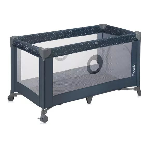 Παρκοκρέβατο Stefi Blue Gray Lionelo