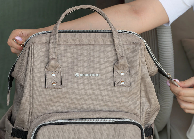 Τσάντα Πλάτης - Αλλαξιέρα Siena Beige KikkaBoo