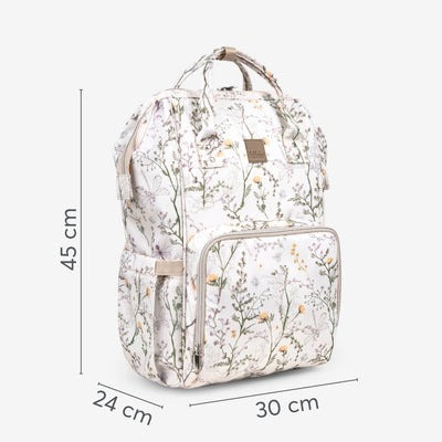 Τσάντα Πλάτης - Αλλαξιέρα Siena Luxe Secret Garden Beige KikkaBoo