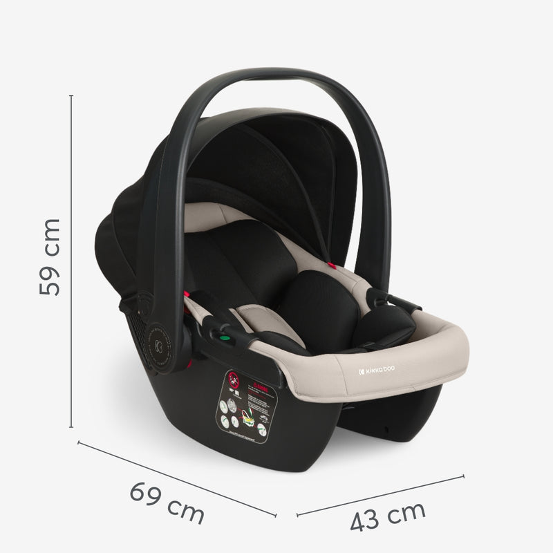 Παιδικό Καρότσι Mia 3 Σε 1 Black KikkaBoo