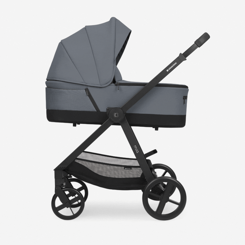 Παιδικό Καρότσι Mia 3 Σε 1 Grey KikkaBoo